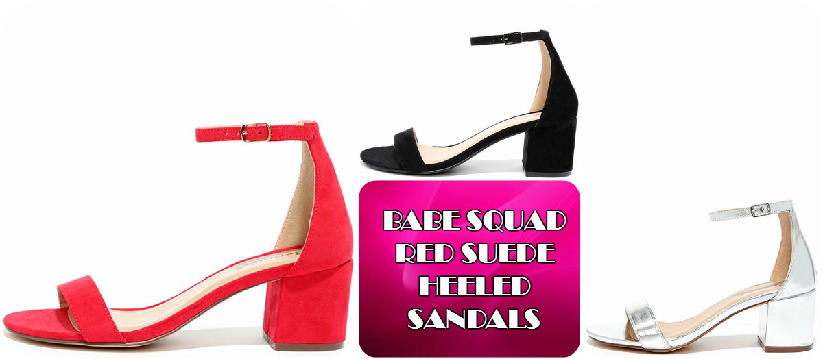 BABESQUADREDSUEDEHEELEDSANDALS-